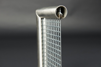 Einfassprofil Typ A (rund) - Ø 18 mm, 3000 mm lang - aus Stahl, sendzimirverzinkt