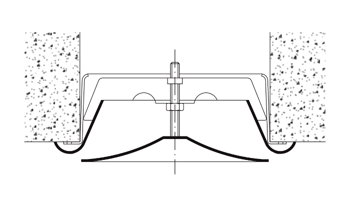 Technische Zeichnung zum Lüftungsventil VT061 für Zuluft