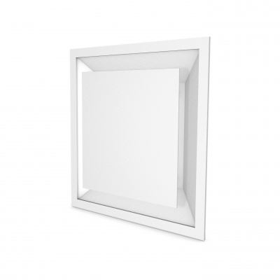 Deckenluftdurchlass CS400 für die Abluft als Deckenmontage
