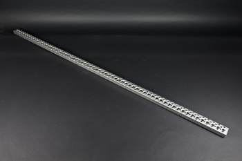 Leitersprosse Rund, Stahl roh 1980x55x30x2 mm