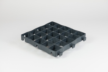 1 m² rotec Rasengitter CABKA Grid X4 - 330 x 330 x 38 mm in Schwarz