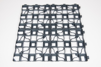 1 m² rotec Rasengitter CABKA Grid X2 - 330 x 330 x 20 mm in Schwarz