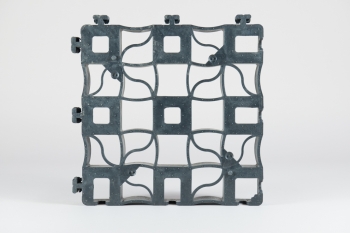 1 m² rotec Rasengitter CABKA Grid X5 - 330 x 330 x 48 mm in Schwarz