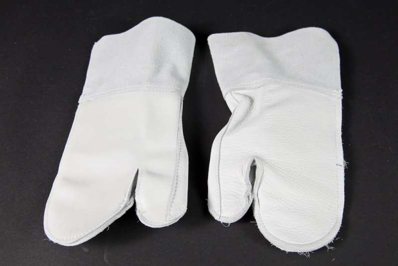 Schutzhandschuhe Leder Stacheldraht Natodraht S-Draht Montage Handschuhe 