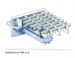 Halteklammer für Gitterroste<br>Für Maschenweite 31/9 mm - Stahl feuerverzinkt