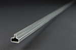 Einfassprofil Typ C (rechteckig) - 20 mm breit, 3000 mm lang - aus Aluminium